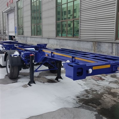 Karru tax-chassis tal-kontejners tal-fus 4 tal-fus